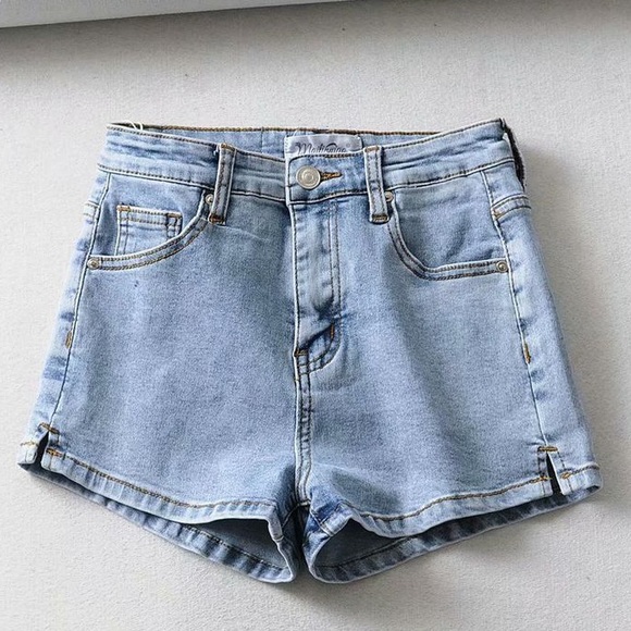 YesStyle Notica Denim Hot Pants Blue Jean Shorts 0 - Picture 1 of 8